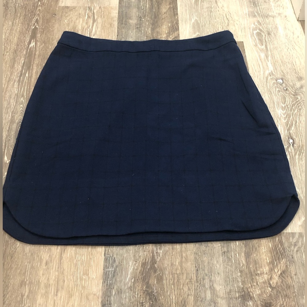 NWOT Blue and black skirt